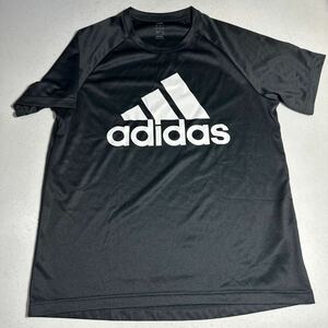 アディダス adidas ビッグロゴ 半袖Tシャツ ドライシャツ Oサイズ
