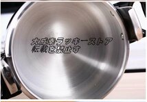 新発売 務用圧力鍋 ステンレス 大容量圧力鍋 18L 業務用/家庭用 F1022_画像4