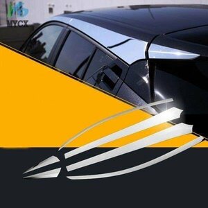 2018 6ピース車のドア窓枠窓枠モール+センターピラートリム用トヨタC-HR CHR 2016 2017 2018