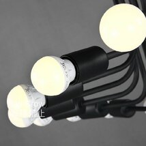 美品登場 26灯 ペンダントライト LED シャンデリア 螺旋 天井 照明器具 ランプ シーリングライト インテリア_画像8