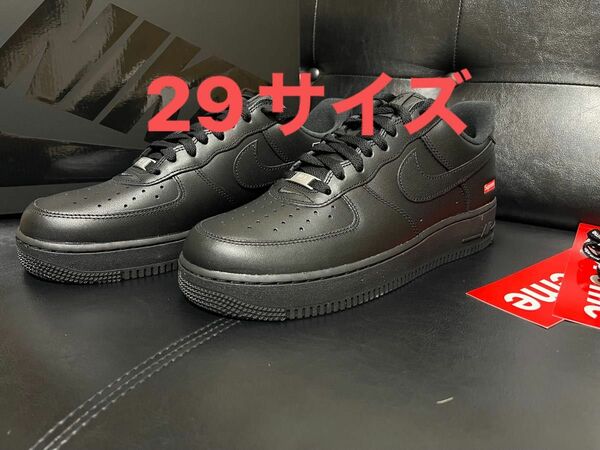 Supreme × Nike Air Force 1 Low "Black"