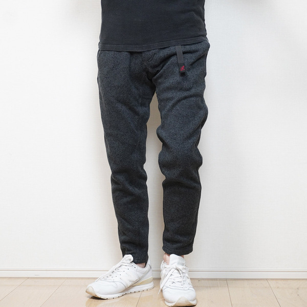 GRAMICCI FLEECE SLIM PANTS【S】チャコール グラミチ フリーススリムパンツ タイト クライミング アウトドア ナロー GMP-16F017