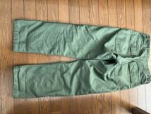 ほぼ新品　美品orsloオアスロウMEN'S US ARMY FATIGUE PANTS（01-5002）メンズ USアーミー ファティーグパンツ　グリーン（16）サイズ1(S)_画像3