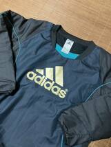 ★子供用 キッズ adidas アディダス プルオーバー トレーニングウェア 裏フリース150_画像2