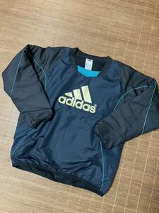 ★子供用 キッズ adidas アディダス プルオーバー トレーニングウェア 裏フリース150