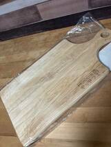 ☆新品 モコズキッチン カッティングボード まな板 木製 天然木 幅41×奥行20×高さ1.5cm_画像3