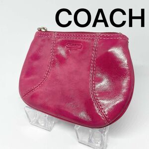 【COACH】 コーチ レザー ポーチ キーケース　カードケース　コインケース　アクセサリーポーチ