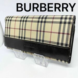 【BURBERRY】Burberry バーバリー 長財布 二つ折り　ウォレット
