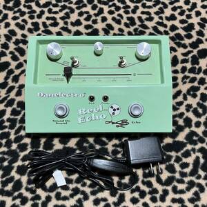 Danelectro ダンエレクトロ エフェクター Reel Echo リールエコー ロカビリー ビンテージ サウンド ブライアンセッツァー ACアダプター付き