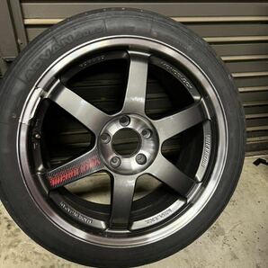 RAYS TE37SL 18インチ 9j +45 pcd112 235/40/18 アウディ ベンツの画像4