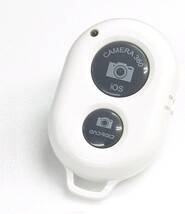 ★★[ホワイト 白] Bluetooth スマートフォン用 カメラリモコン AB Shutter 3 ABS3-WHT-A_画像1