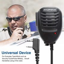 ★★スピーカーマイク　手持ち　トランシーバー/アマチュア無線機に対応 UV-5R UV-5RE UV-5R Plus GT-3TP GT-5TP H-777 BF-888S_画像7