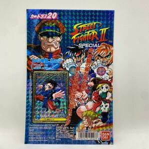 カードダス 台紙 ストリートファイターII 当時物 ディスプレイ street fighter 2 Special CAPCOM BANDAI レトロゲーム スト2 スーファミの画像1