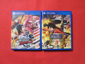 ワンピースPSVitaソフト 2本セット】「ONE PIECE BURNING BLOOD」+「ワンピース 海賊無双 3」中古品 (動作確認済み) / バーニングブラッド