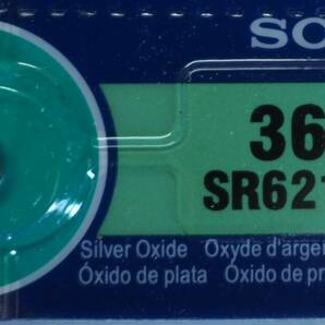 ★即決【送料63円】1個67円 ソニー SONY SR621SW（364） 1.55V 酸化銀電池★使用推奨期限：2028年12月★の画像1