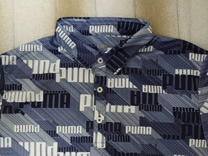 完売品 未使用品☆プーマ ゴルフ PUMA GOLF 3Dグラフィックポロシャツ XL☆