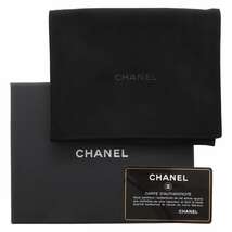 シャネル コインケース ココマーク ロゴ ベロア ラインストーン CHANEL 財布 カードケース 黒_画像10