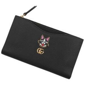 グッチ 長財布 ボスコ バイフォルド クラッチ レザー 499339 GUCCI 財布 黒