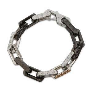 Louis Vuitton bracele monogram chain size M M1205M LOUIS VUITTON rhinestone accessory [ safety guarantee ]