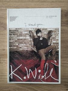 K. Will / ケイウィル『I Need You : 3rd Mini Album / アイ・ニード・ユー』CD /K-POP/R&B/SOUL/韓国