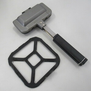 4w1h ホットサンドソロ コンロサポーター ケースセット アウトドア BBQ キャンプ 調理器具 034127007の画像1