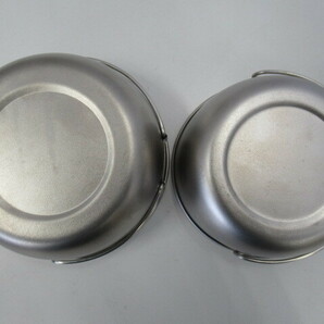 snow peak チタンクッカー3点セットTITANIUM 3 PIECE COOK SET 調理器具 034263002の画像4