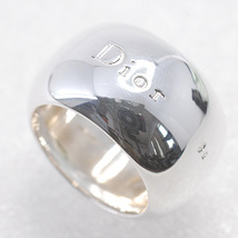 クリスチャン・ディオール SV925 Dior ロゴ ふっくら リング 指輪 11号 シルバー 新品仕上げ済み(14522)_画像1