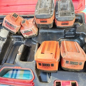 純正 中古品 HILTI ヒルティバッテリーパック まとめて 14.4V/2.6Ah 22V/3.3Ah B36/5.2 B36/5.2 Li-Ion ジャンク 管理番号SO-KO