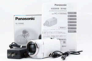 【良品】パナソニック Panasonic HC-V360MS ホワイト デジタルハイビジョンビデオカメラ 元箱