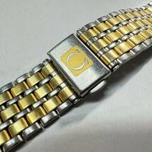 オメガ ステンレスベルト 18mm幅　OMEGA stainless steel bracelet コンビカラー　全長約17cm 113-1_画像1