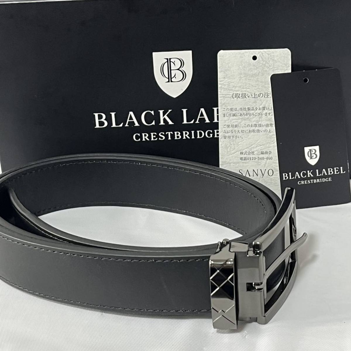 Yahoo!オークション -「black label crestbridge ベルト」(バーバリー