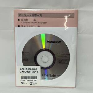 未開封　Microsoft Office Professional 2007 マイクロソフトオフィスワンノート2007