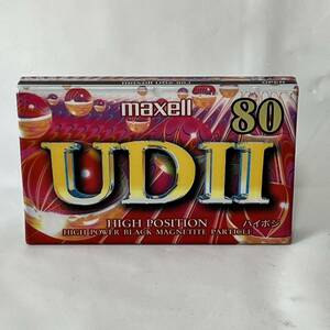 maxell マクセル ハイポジション UDⅡ 80 カセットテープ　記録媒体　未開封品