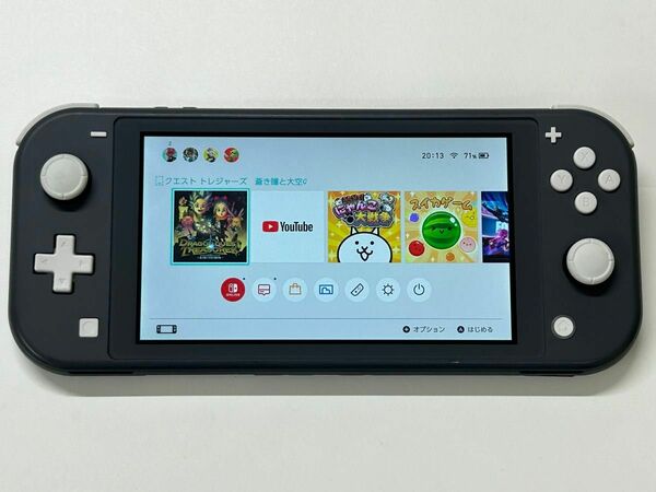 【程度良】任天堂スイッチライト　Nintendo Switch Lite グレー　中古本体のみ【管理No.12308170】