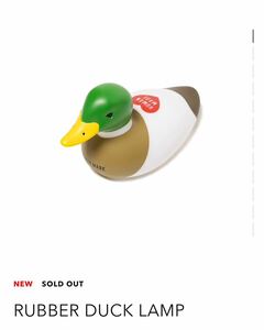 新品未使用HUMAN MADE RUBBER DUCK LAMP GREEN ヒューマンメイド カモランプ グリーン　送料無料