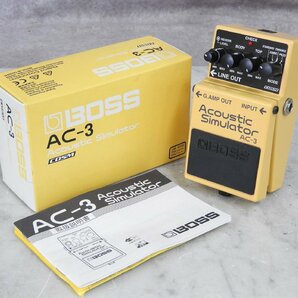 ☆ BOSS Acoustic Simulator AC-3 ボス アコースティックシュミレーター エフェクター 箱付き ☆中古☆の画像1