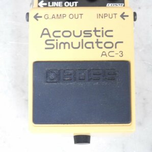 ☆ BOSS Acoustic Simulator AC-3 ボス アコースティックシュミレーター エフェクター 箱付き ☆中古☆の画像9