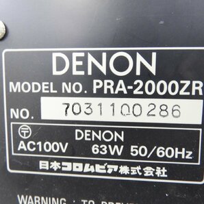 ☆ DENON デノン PRA-2000ZR プリアンプ ☆中古☆の画像9