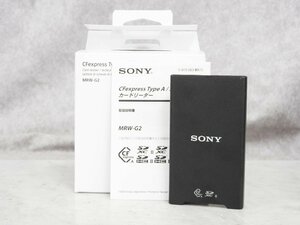 ☆ SONY ソニー CFexpress Type A / SDカードリーダー MRW-G2 箱付き ☆中古☆