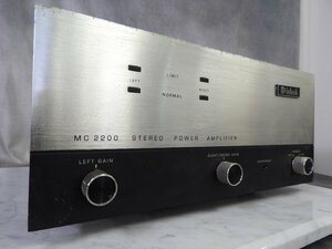 ☆ McIntosh マッキントッシュ MC2200 ステレオパワーアンプ ☆中古☆