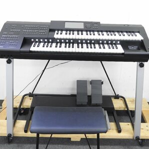 ☆ YAMAHA ヤマハ STAGEA ELCU-M02 エレクトーン + ペダル DDKU-7 スタンド付き ☆中古☆の画像1