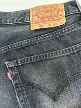 色落ち雰囲気サイズ抜群！USA製 Levis 501 ブラック W34 オールドリーバイス デニムパンツ ジーンズ アメリカ製_画像4