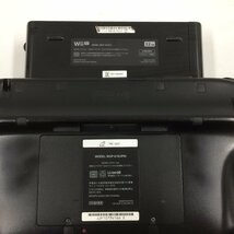 f089*80 【可動品】 Nintendo WiiU 本体 マリオカート8セット 32GB クロ (初期化済)_画像4