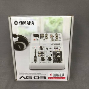 f146－80【現状品】ｆ146-2403-774　YAMAHA　AG03 ミキシングコンソール　箱付　付属品完備　使用感少なめ　