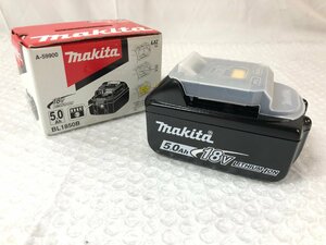 k156*80 【やや傷汚れ有】 動作確認済 makita(マキタ） リチウムイオンバッテリー BL1850B 18V 5.0Ah ②