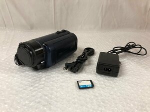 k160*80 【現状品】 動作確認済 ビクター JVC KENWOOD Everio R GZ-RY980-A 4K対応 ビデオカメラ　オーシャンブルー ＳＤカード付き