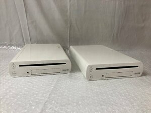 k089*80 [ present condition goods ] operation verification settled ( simple .)Nintendo nintendo Wii U body only 2 pcs. set white 32GB