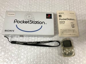 k091*80 【現状品】 動作未検品 SONY ソニー プレイステーション PocketStation ポケットステーション SCPH-4000C クリスタル PS 1