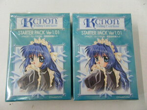未使用☆　Kanon カノン　トレーディング・カードゲーム　スターターパックVer.1.01 (　2個)