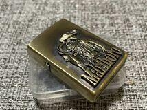 1円 ZIPPO ライター マルボロ Marlboroジッポ Zippoオイルライター真鍮製 中古品 喫煙グッズジッポー E9866_画像3